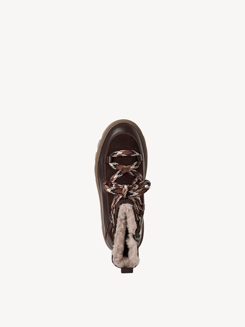 cuir chausson - brun doublure chaude 1-26274-45-304 acheter tamaris bottines en ligne