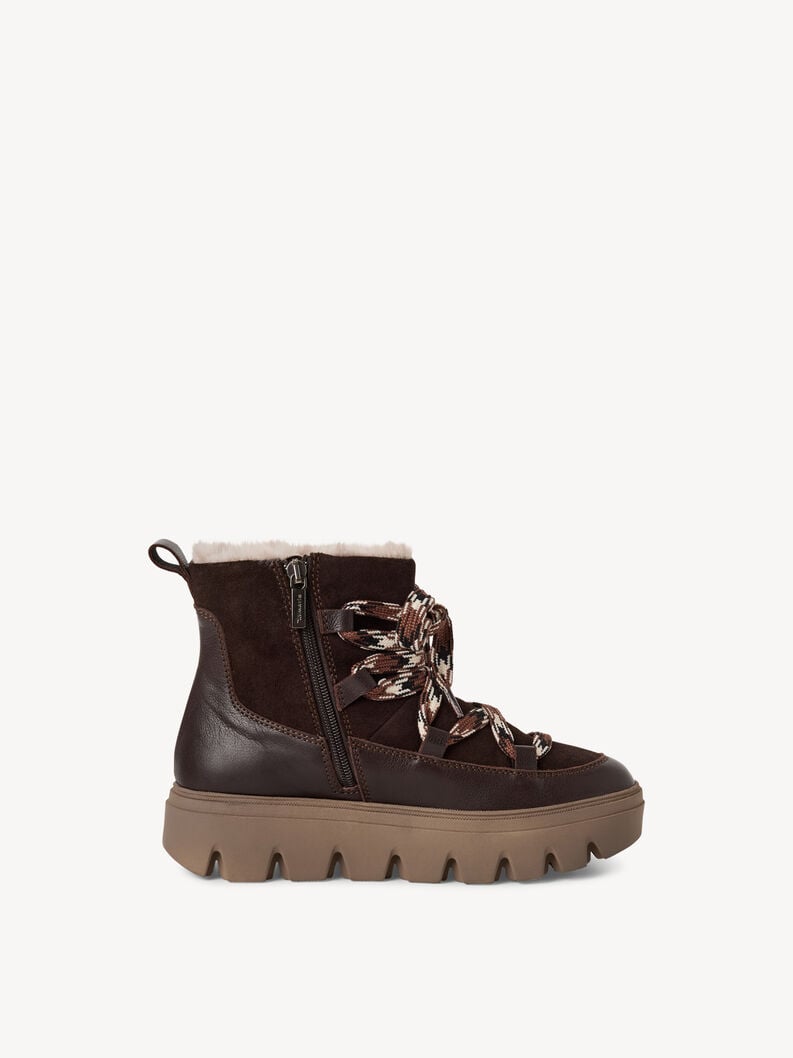 cuir chausson - brun doublure chaude 1-26274-45-304 acheter tamaris bottines en ligne