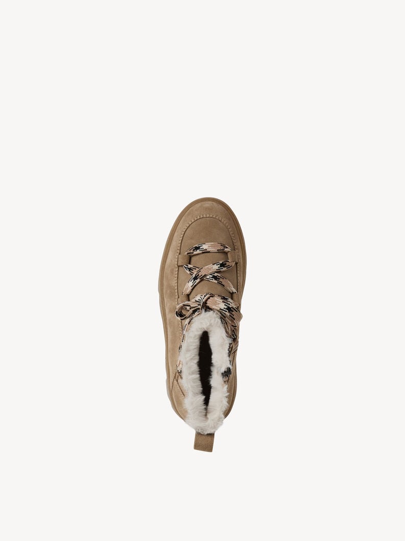 cuir chausson - beige doublure chaude 1-26274-45-400 acheter tamaris bottines en ligne