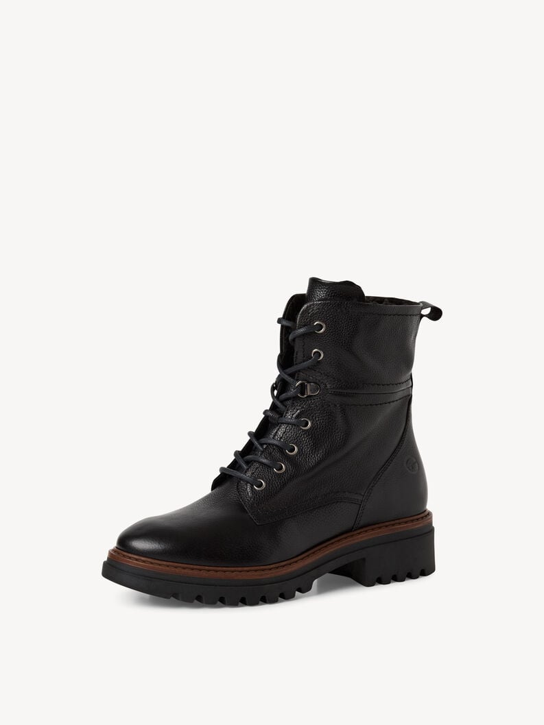 cuir chausson - noir doublure chaude 1-26285-45-003 acheter tamaris bottines en ligne