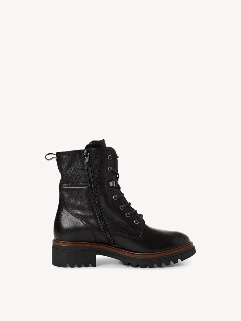 cuir chausson - noir doublure chaude 1-26285-45-003 acheter tamaris bottines en ligne