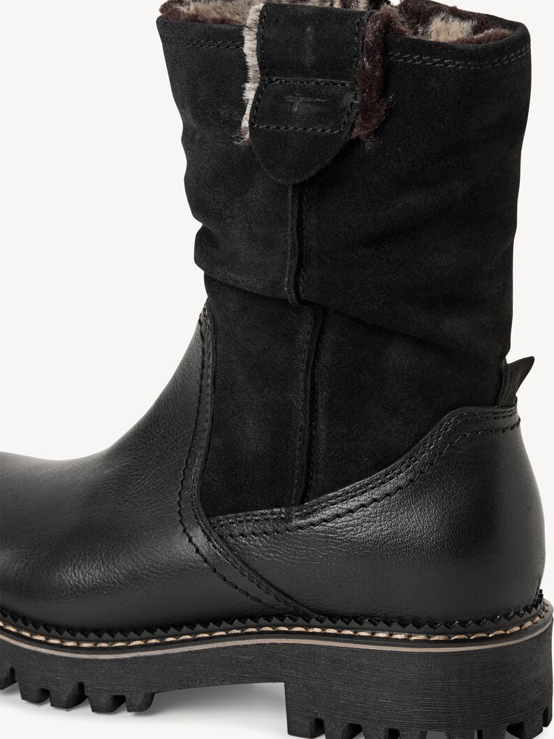cuir chausson - noir doublure chaude 1-26416-45-001 acheter tamaris bottines en ligne