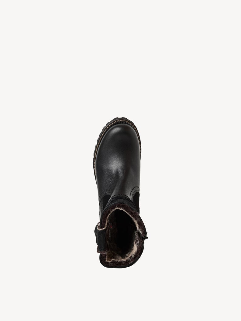 cuir chausson - noir doublure chaude 1-26416-45-001 acheter tamaris bottines en ligne