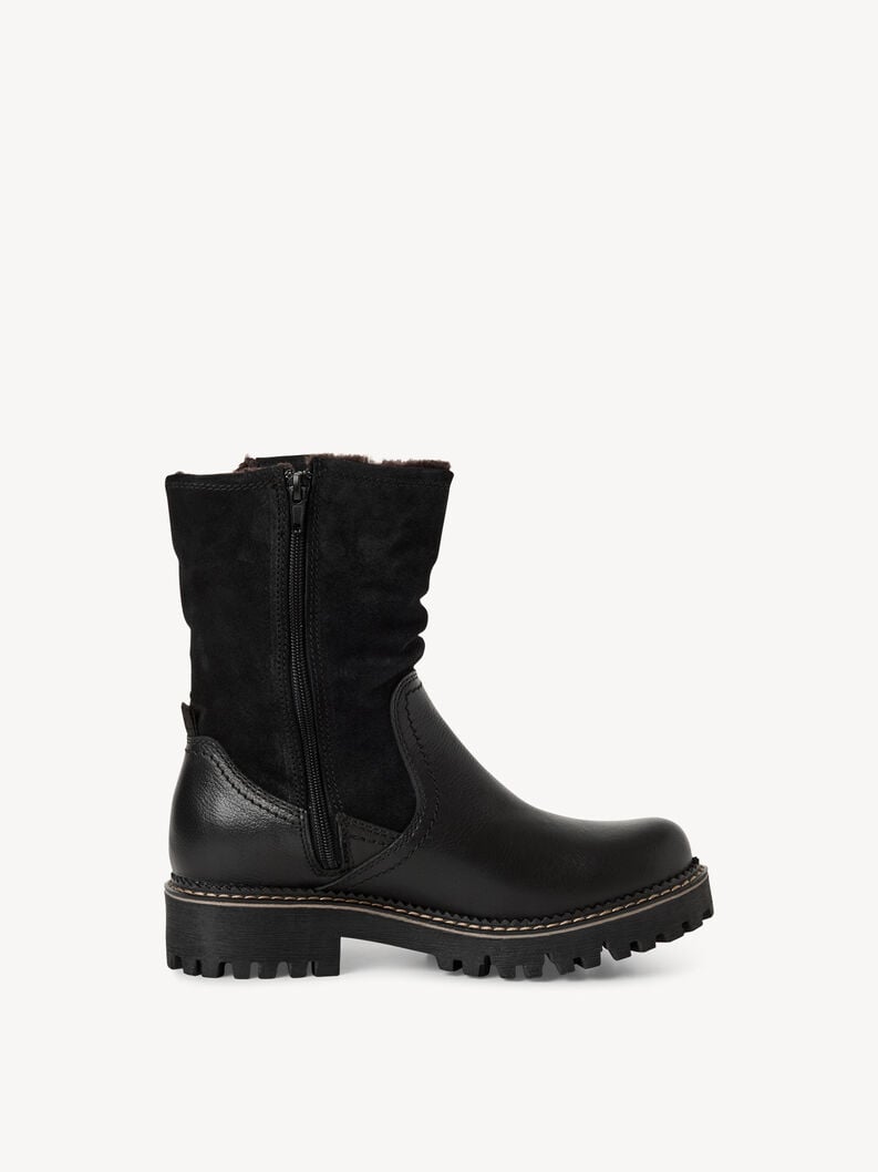cuir chausson - noir doublure chaude 1-26416-45-001 acheter tamaris bottines en ligne
