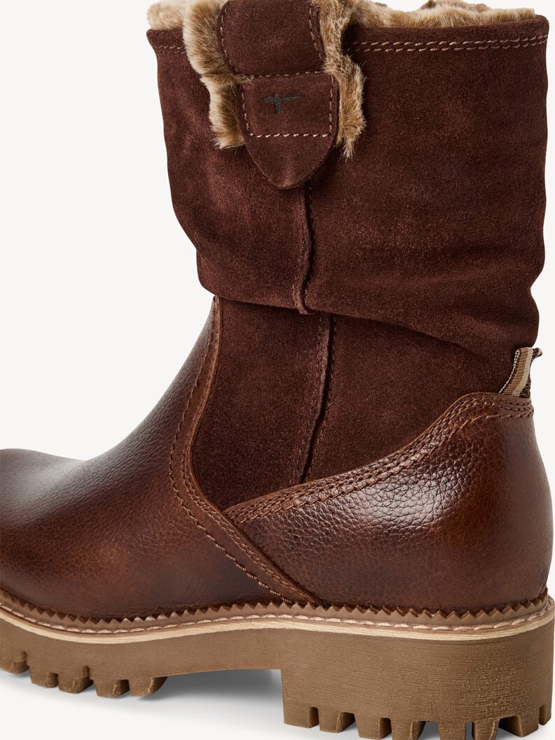 cuir chausson - brun doublure chaude 1-26416-45-305 acheter tamaris bottines en ligne
