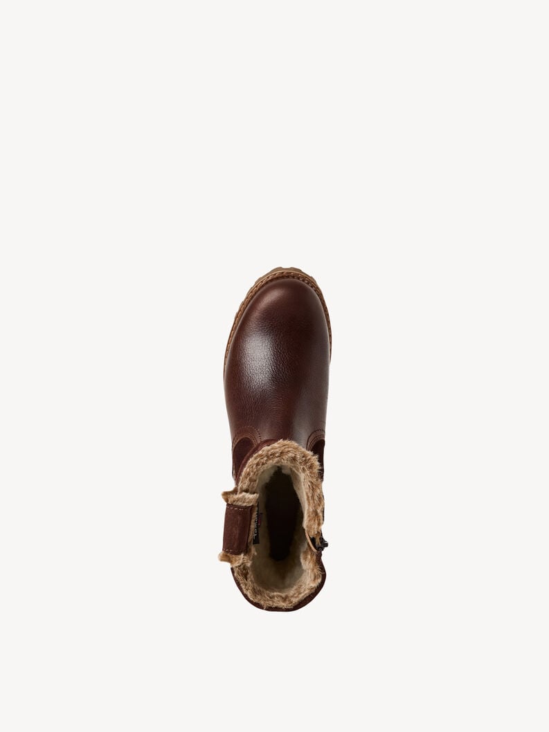 cuir chausson - brun doublure chaude 1-26416-45-305 acheter tamaris bottines en ligne