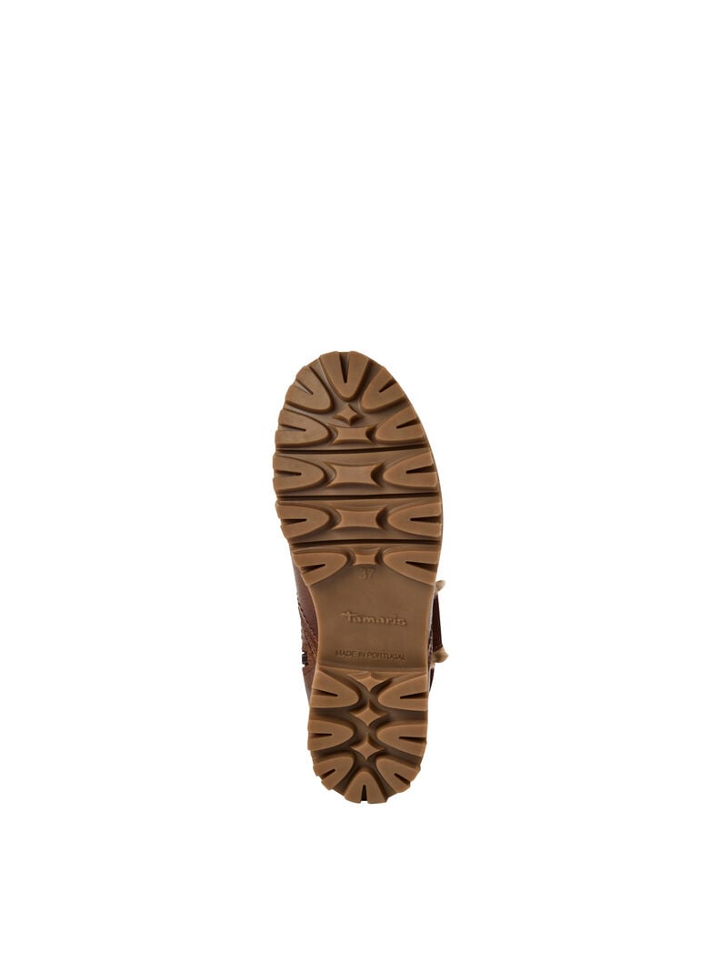 cuir chausson - brun doublure chaude 1-26416-45-305 acheter tamaris bottines en ligne