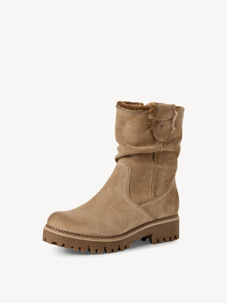 cuir chausson - beige doublure chaude 1-26416-45-400 acheter tamaris bottines en ligne