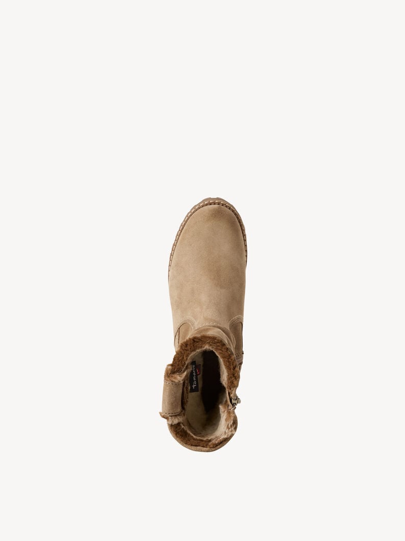 cuir chausson - beige doublure chaude 1-26416-45-400 acheter tamaris bottines en ligne