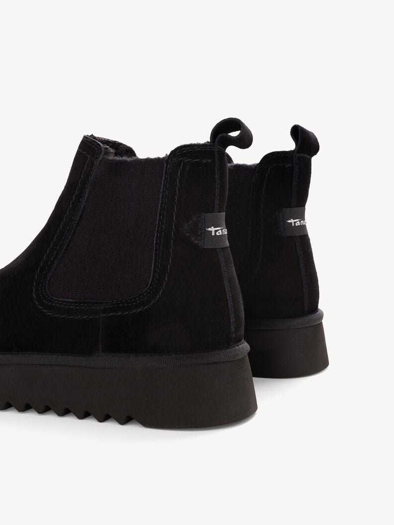 cuir chausson - noir doublure chaude 1-26419-45-001 acheter tamaris bottines en ligne