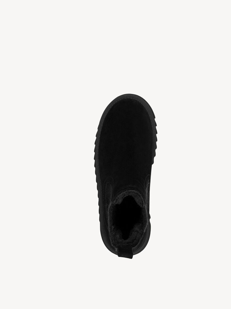 cuir chausson - noir doublure chaude 1-26419-45-001 acheter tamaris bottines en ligne