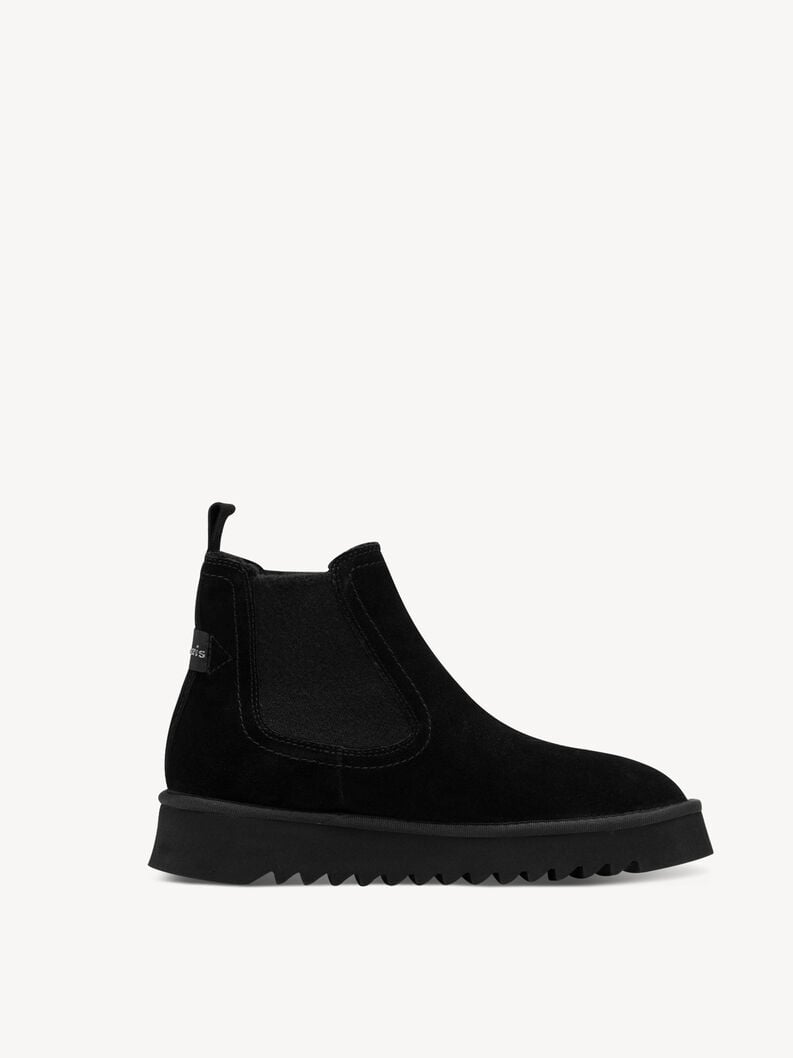 cuir chausson - noir doublure chaude 1-26419-45-001 acheter tamaris bottines en ligne