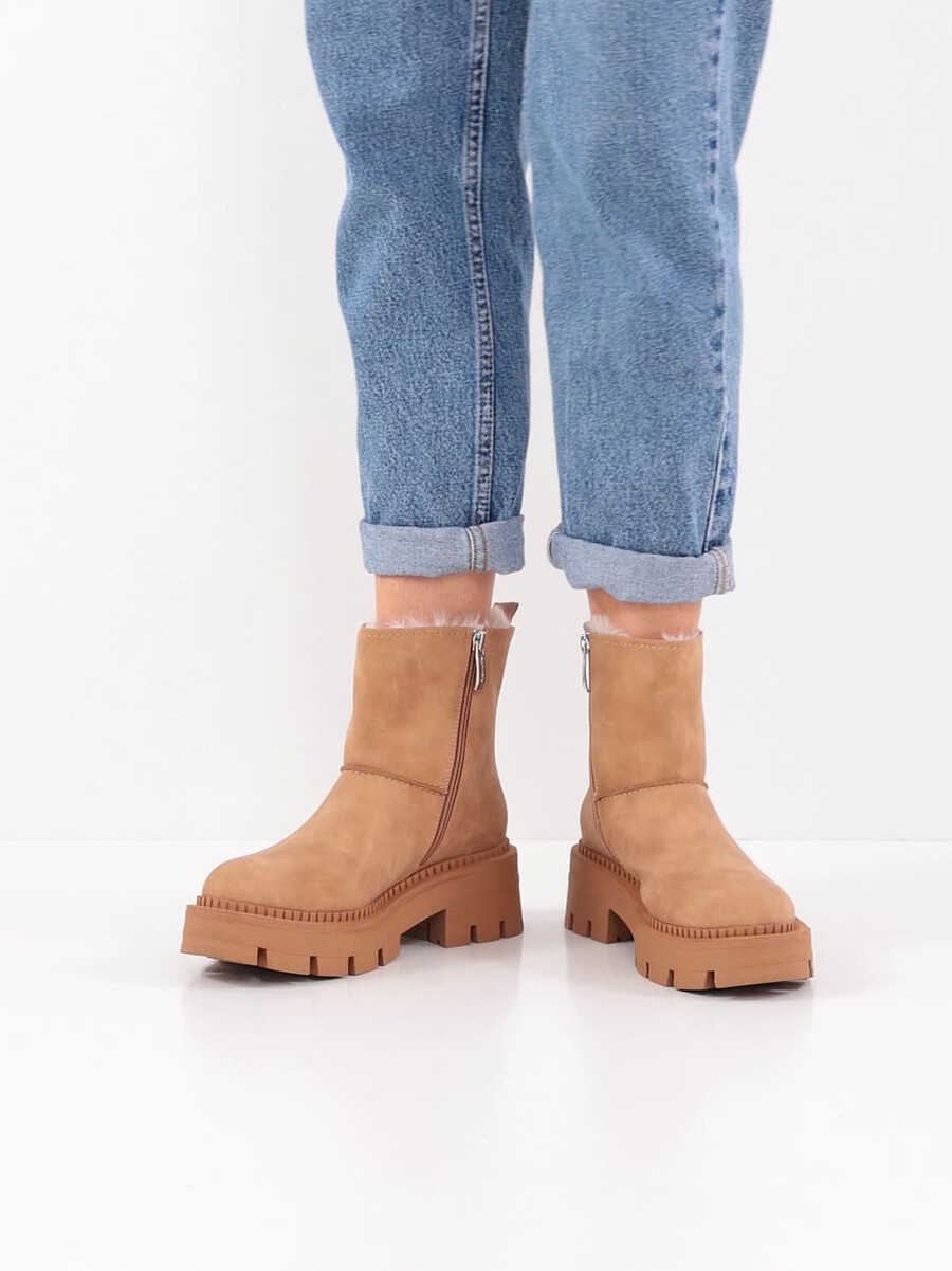 chausson - brun doublure chaude 1-26439-43-310 acheter tamaris bottines en ligne