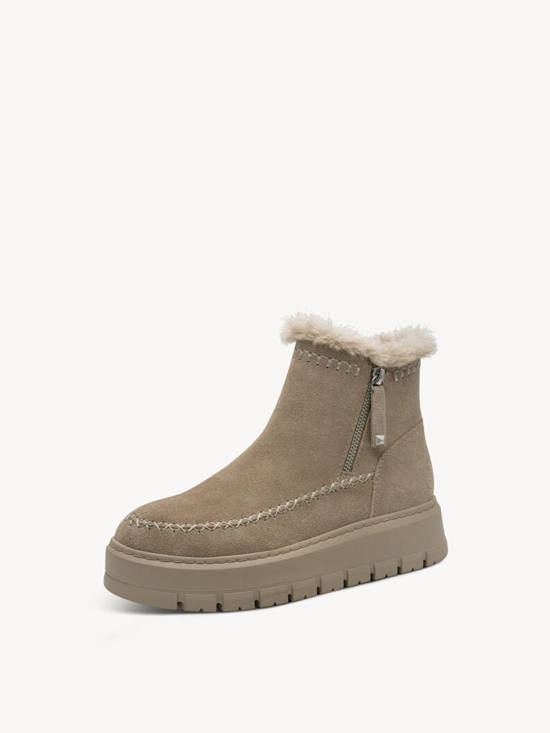 cuir chausson - brun doublure chaude 1-26442-45-375 acheter tamaris bottines en ligne