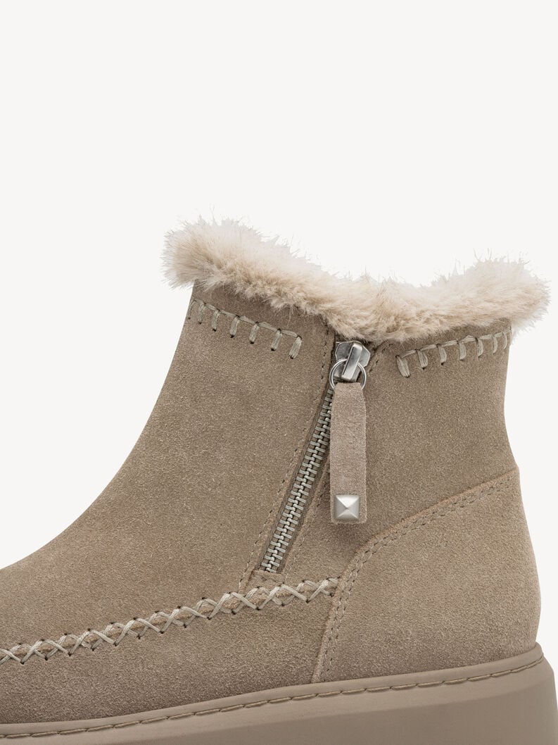 cuir chausson - brun doublure chaude 1-26442-45-375 acheter tamaris bottines en ligne