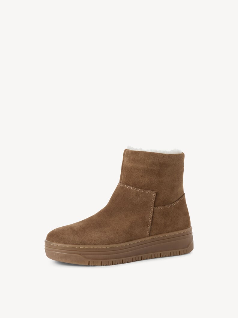 cuir chausson - brun doublure chaude 1-26474-45-300 acheter tamaris bottines en ligne