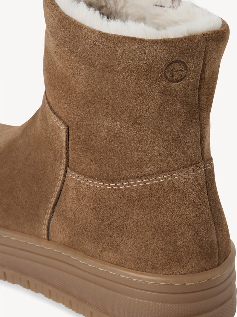 cuir chausson - brun doublure chaude 1-26474-45-300 acheter tamaris bottines en ligne