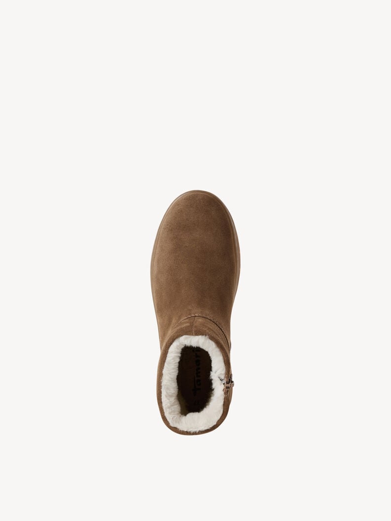 cuir chausson - brun doublure chaude 1-26474-45-300 acheter tamaris bottines en ligne