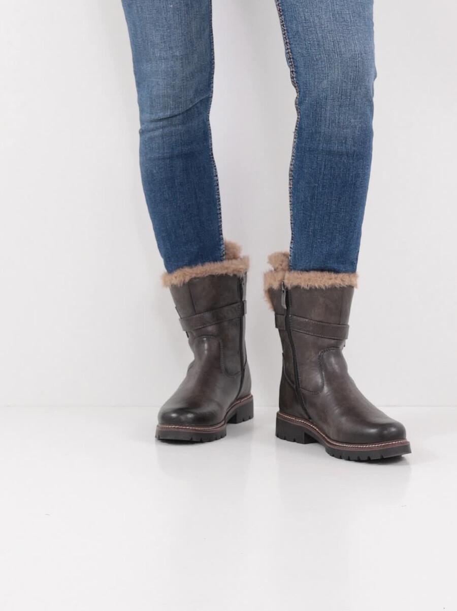 chausson - brun doublure chaude 1-26817-45-314 acheter tamaris bottines en ligne
