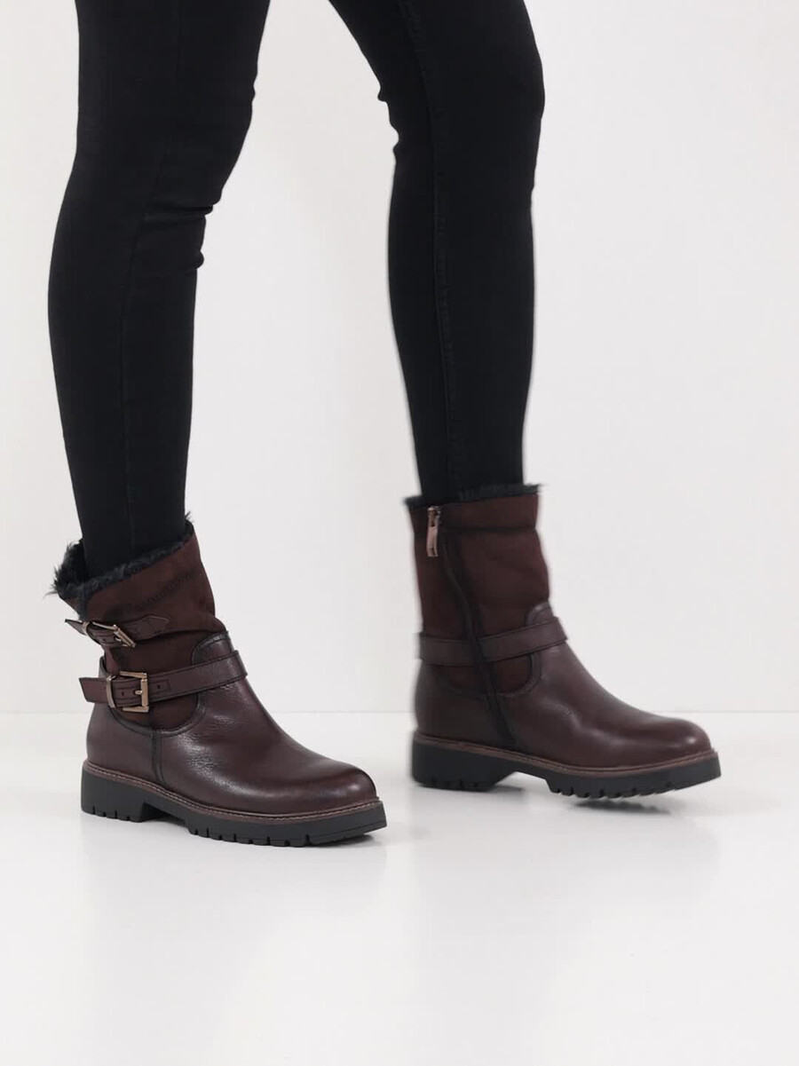chausson - brun doublure chaude 1-26820-45-304 acheter tamaris bottines en ligne