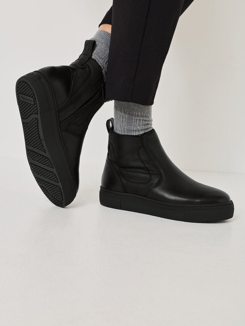 chausson - noir doublure chaude 1-26824-45-007 acheter tamaris bottines en ligne