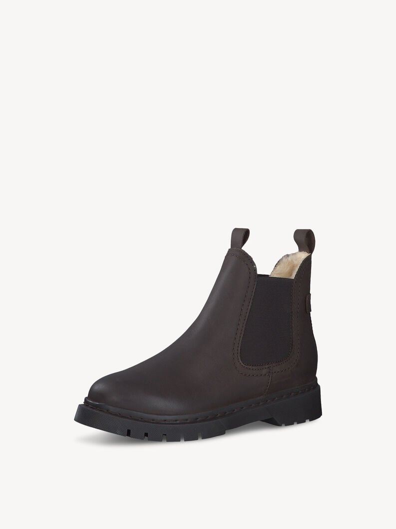 cuir chausson - brun doublure chaude 1-26829-41-300 acheter tamaris bottines en ligne