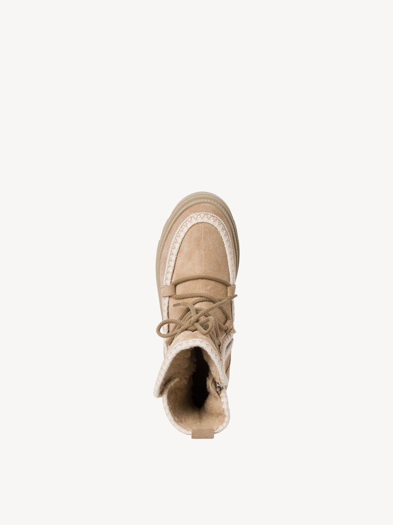 cuir chausson - beige doublure chaude 1-26863-41-400 acheter tamaris bottines en ligne