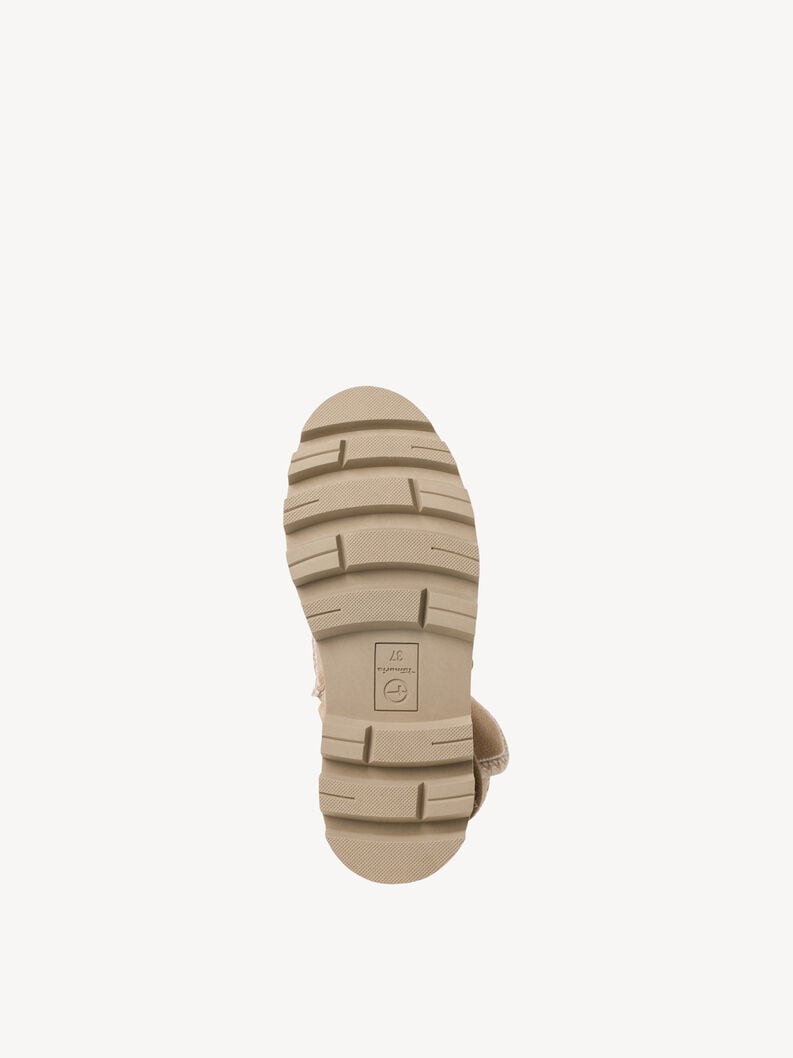 cuir chausson - beige doublure chaude 1-26863-41-400 acheter tamaris bottines en ligne