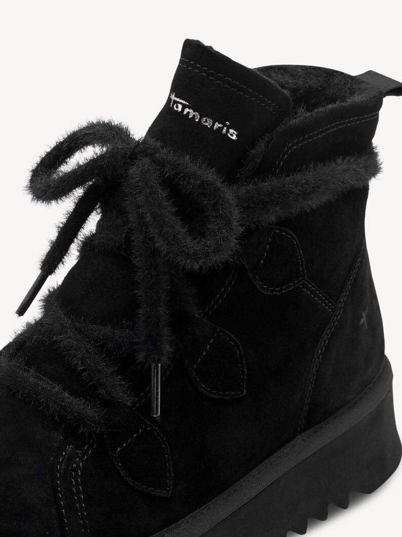 cuir chausson - noir doublure chaude 1-26924-45-001 acheter tamaris bottines en ligne