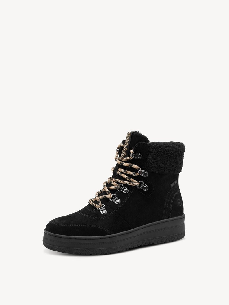 chausson - noir doublure chaude 8-86209-45-001 acheter tamaris bordée de larges bottes en ligne