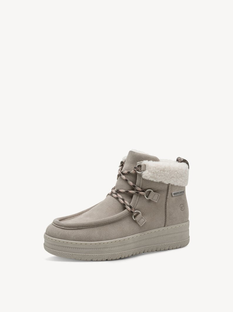chausson gris - doublure chaude 8-86210-45-253 acheter tamaris bordée de larges bottes en ligne