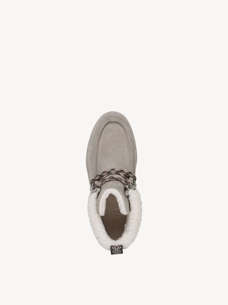chausson gris - doublure chaude 8-86210-45-253 acheter tamaris bordée de larges bottes en ligne