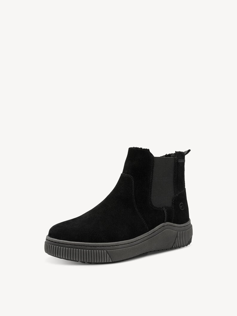 chausson - noir doublure chaude 8-86406-43-001 acheter tamaris bordée de larges bottes en ligne