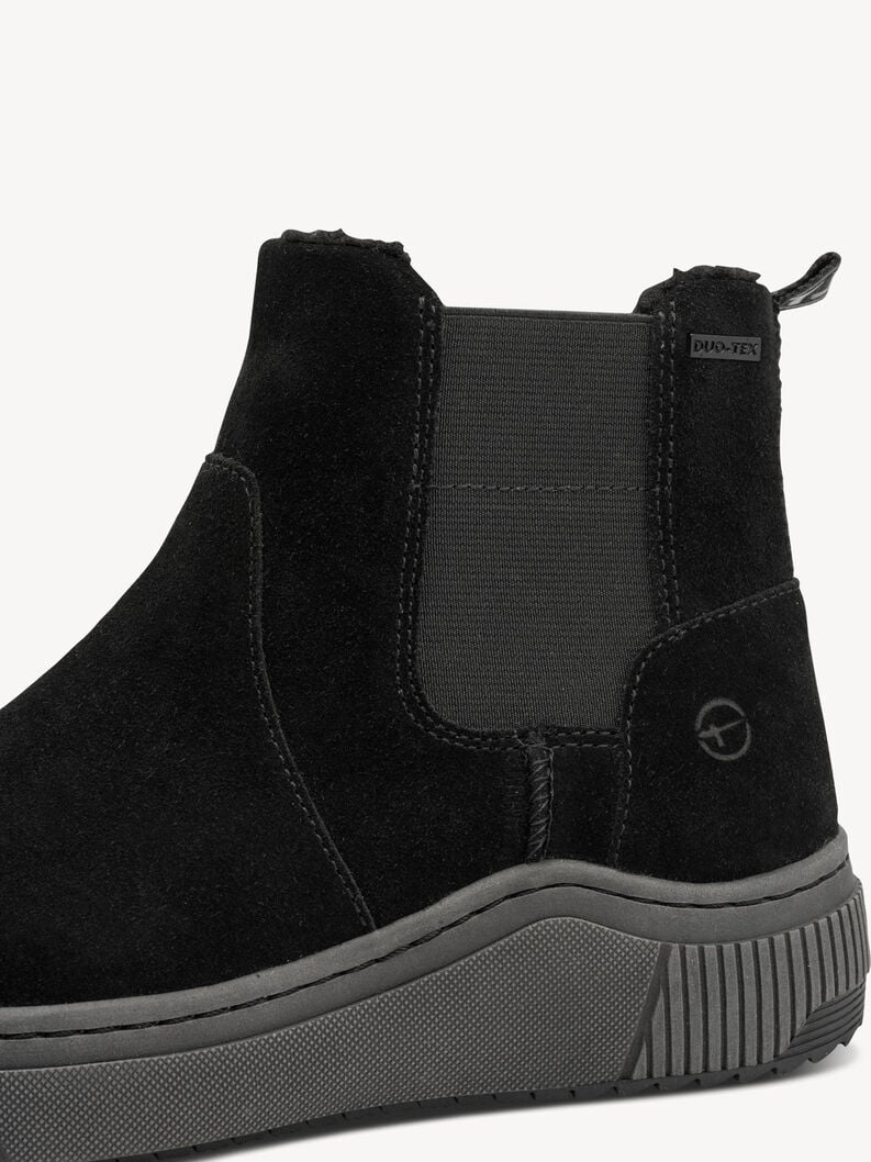chausson - noir doublure chaude 8-86406-43-001 acheter tamaris bordée de larges bottes en ligne