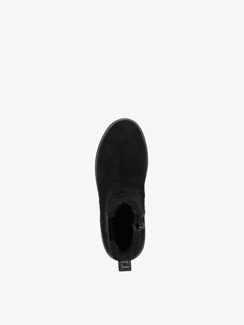 chausson - noir doublure chaude 8-86406-43-001 acheter tamaris bordée de larges bottes en ligne