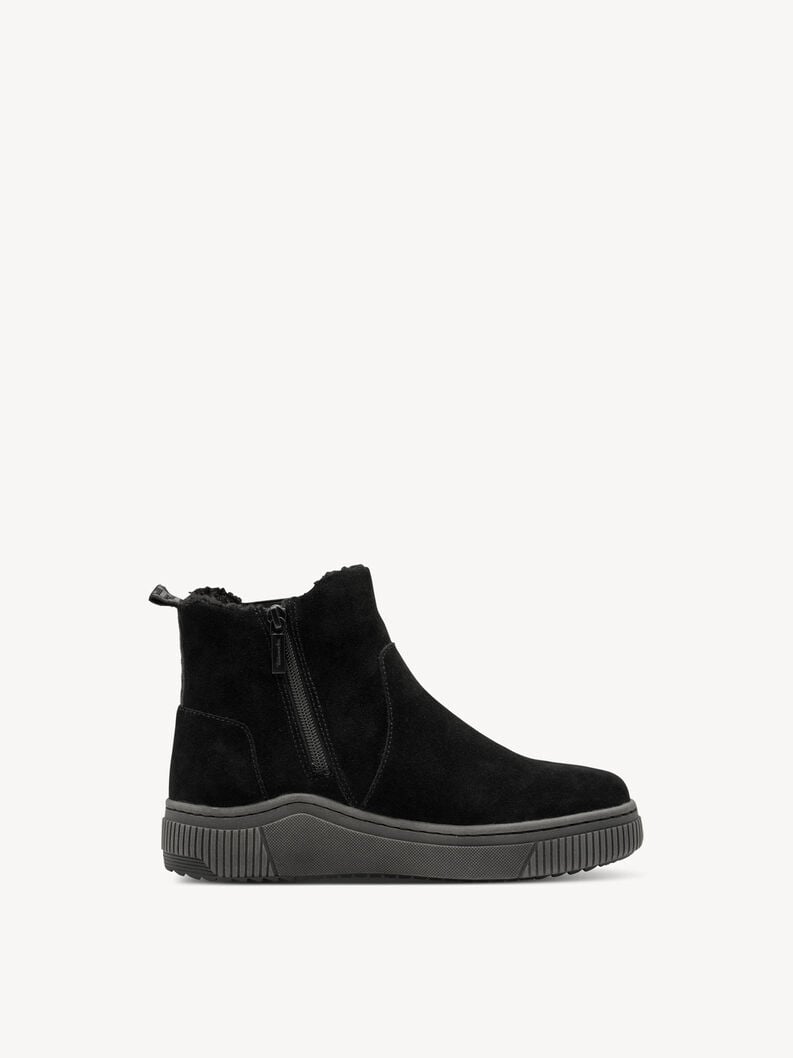 chausson - noir doublure chaude 8-86406-43-001 acheter tamaris bordée de larges bottes en ligne