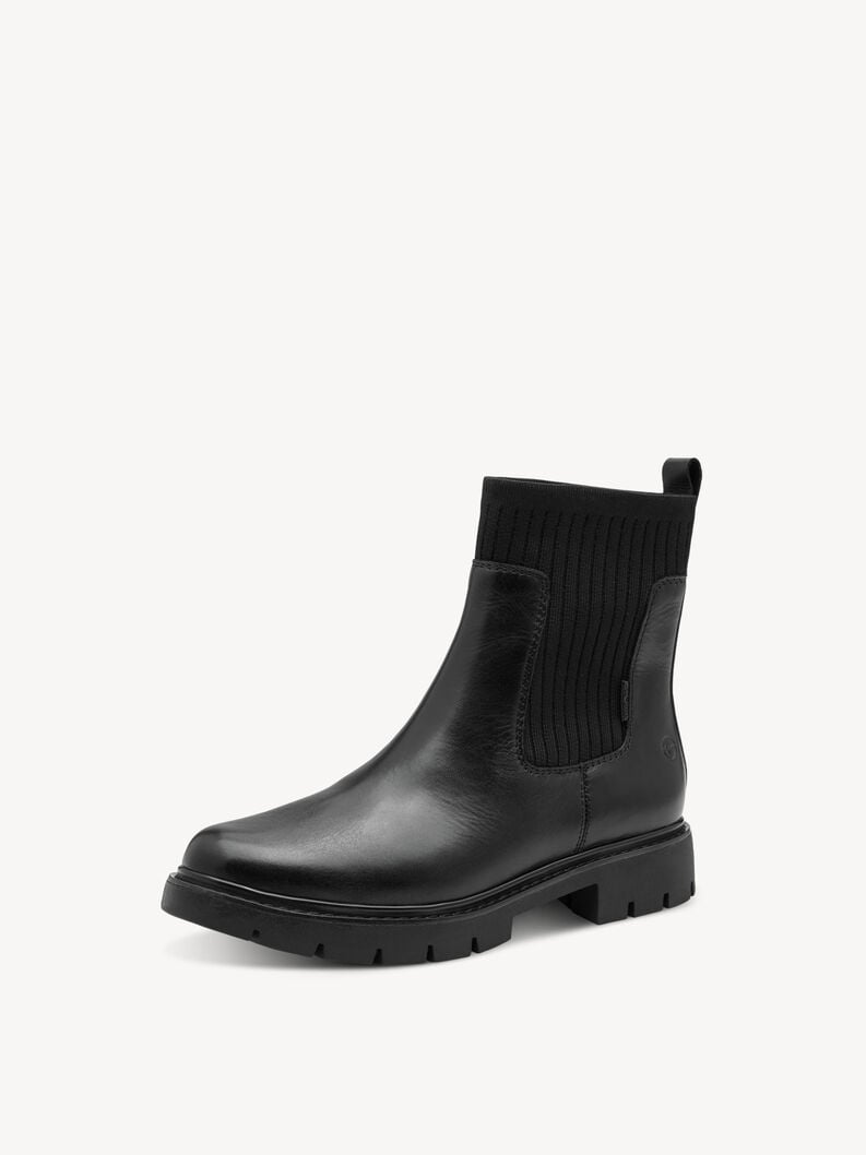 chelsea boot - noir doublure chaude 8-86417-45-001 acheter tamaris large bottines en ligne