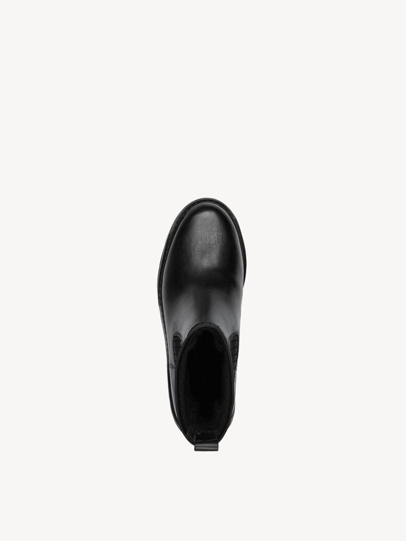 chelsea boot - noir doublure chaude 8-86417-45-001 acheter tamaris large bottines en ligne