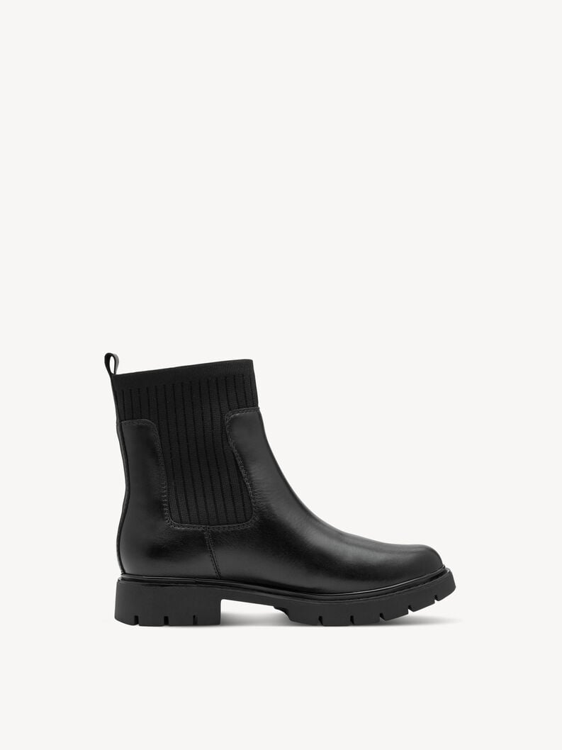 chelsea boot - noir doublure chaude 8-86417-45-001 acheter tamaris large bottines en ligne