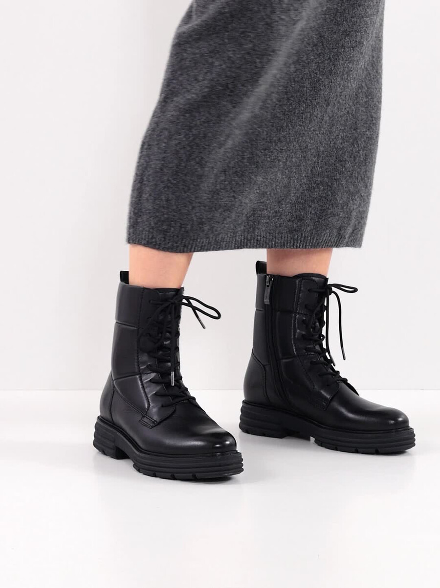 cuir chausson - noir 1-25266-41-003 acheter tamaris bottines en ligne