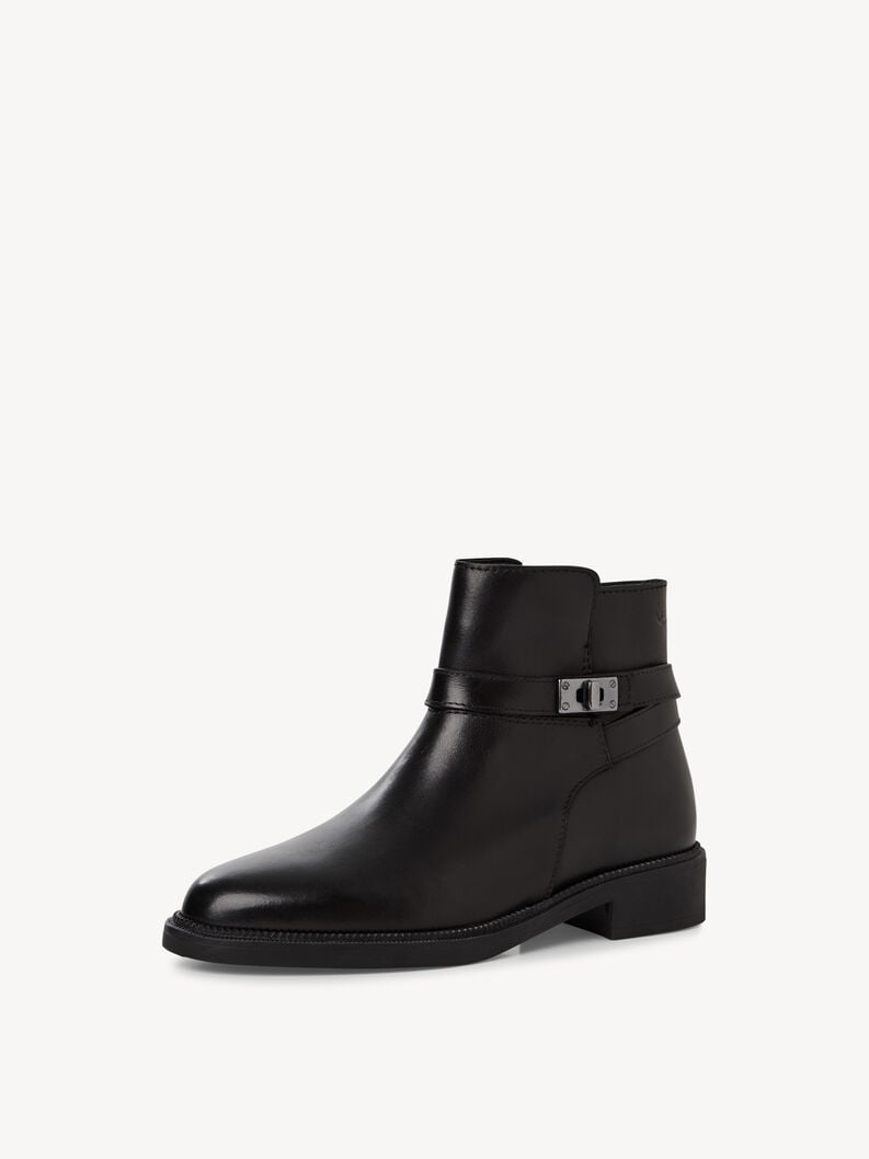cuir chausson - noir 1-25303-45-001 acheter tamaris bottines en ligne
