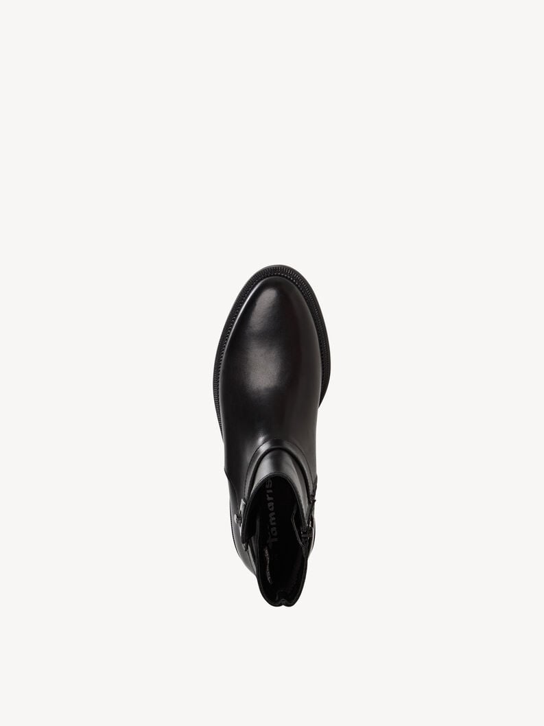 cuir chausson - noir 1-25303-45-001 acheter tamaris bottines en ligne