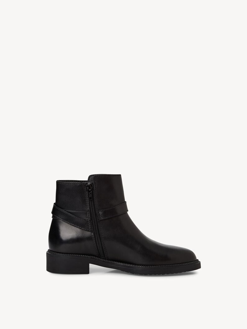 cuir chausson - noir 1-25303-45-001 acheter tamaris bottines en ligne