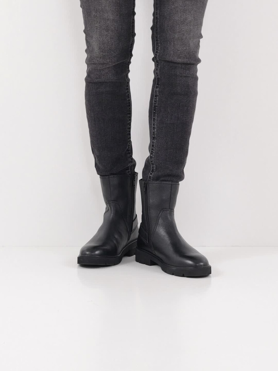 cuir chausson - noir 1-25421-45-001 acheter tamaris bottines en ligne