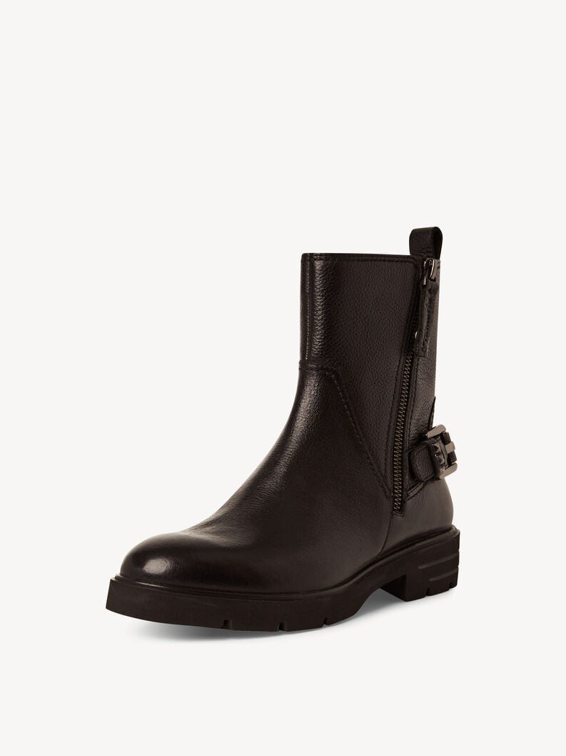 cuir chausson - noir 1-25421-45-001 acheter tamaris bottines en ligne