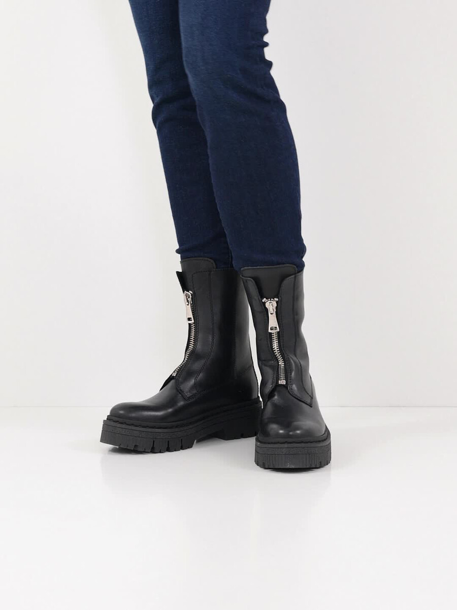 cuir chausson - noir 1-25471-45-003 acheter tamaris bottines en ligne
