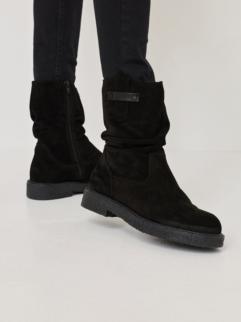 cuir chausson - noir 1-25810-45-001 acheter tamaris bottines en ligne
