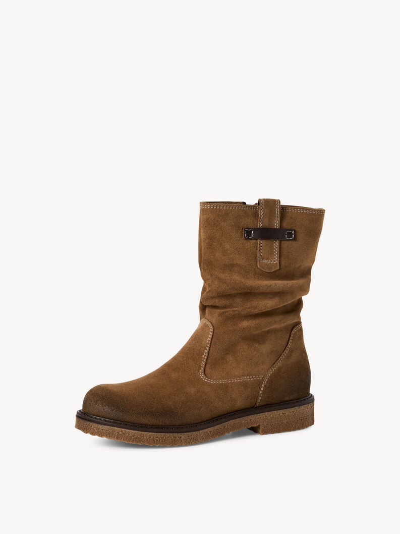 cuir chausson - brun 1-25810-45-300 acheter tamaris bottines en ligne