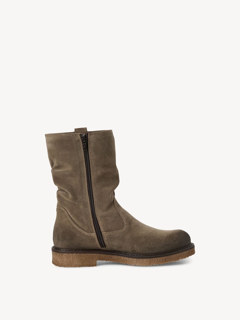 cuir chausson - vert 1-25810-45-771 acheter tamaris bottines en ligne