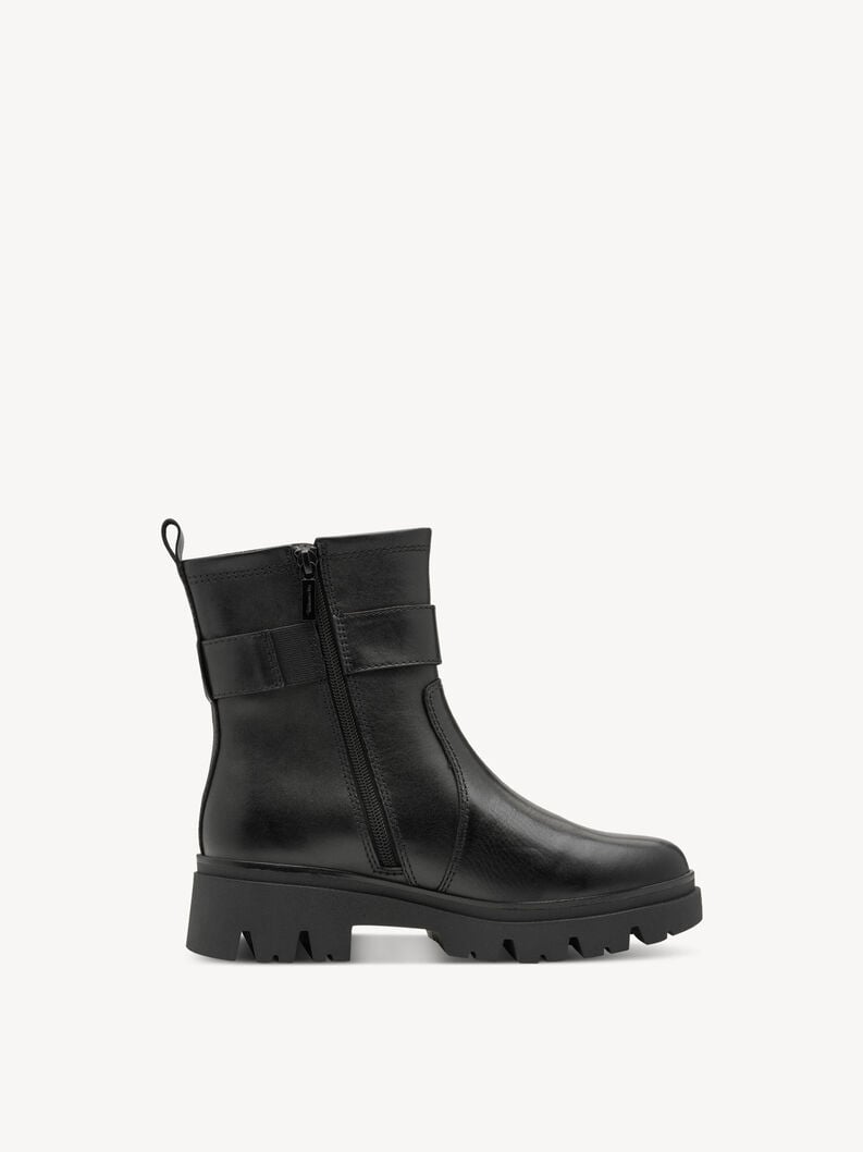 cuir chausson - noir 8-85411-45-022 acheter tamaris large bottines en ligne